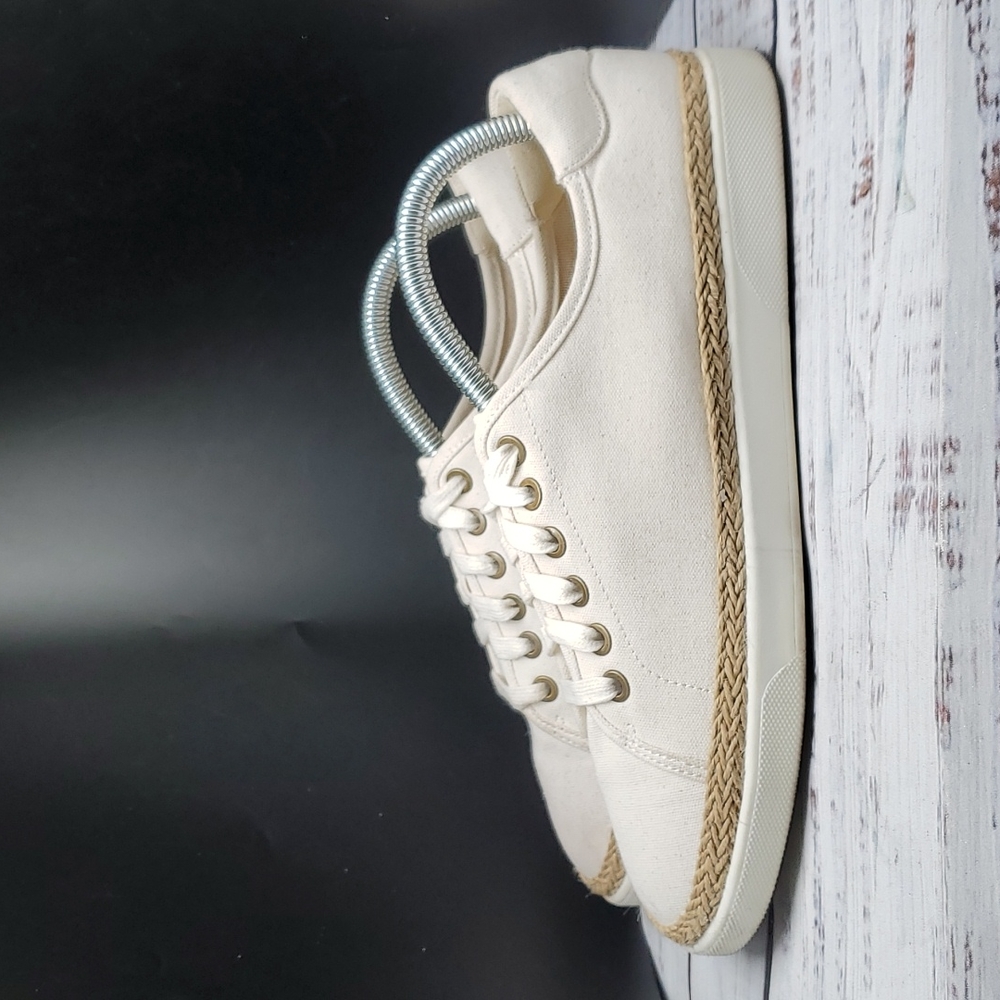 VIONIC | EUC Sunny Hattie Ivory Espadrille Arch Support Sneakers